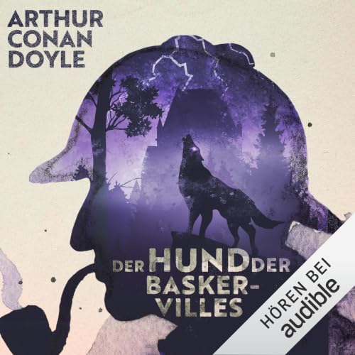 Diseño de la portada del título Der Hund der Baskervilles