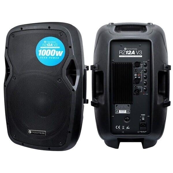 RZ12A V3 Portable 12" 1000W Active Powered Stage Club PA Speaker