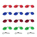 Super Sunnies Indoor Tanning Bed Eye UV Protection Glasses Goggles by USA, 12 Piece