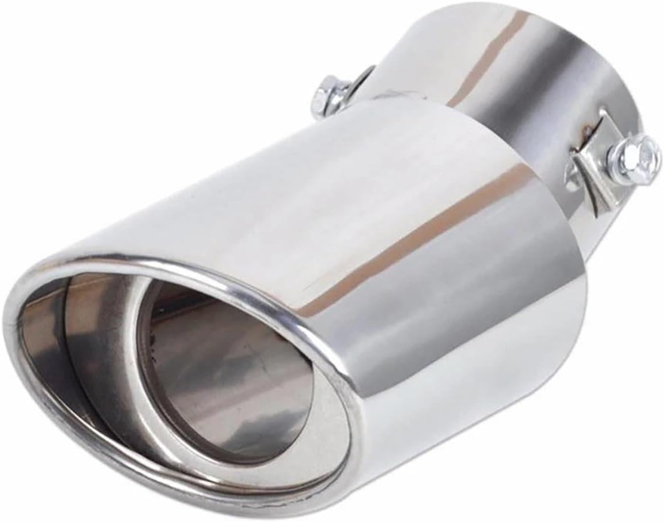 Tail Throat For C-MAX For Flex For B-MAX For Atlas For Territory Vertrek Airstream Five Tail Muffler Exhaust Tip Pipe Silver Automobile Exhaust Pipe(Style A)