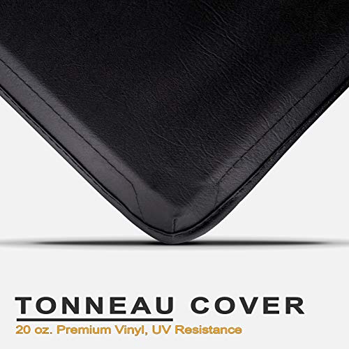 Stehlen 714937189324 Soft Tri-Fold Tonneau Cover - Black For 2004-2015 Nissan Titan 5.5 Feet (66") Short Bed #TOP2