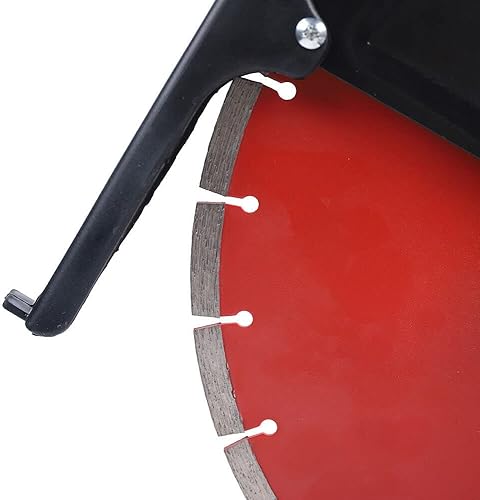 Miniatura 6 de Cortador de sierra de hormigón de mano de 14 pulgadas, sierra de hormigón en seco y húmedo, cortador eléctrico, guía de rodillo, kit de sierra de