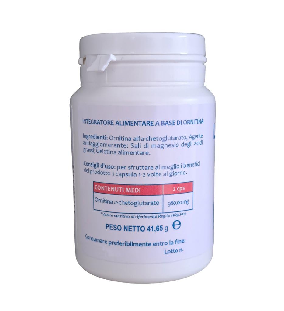 L ORNITINA Integratore Alimentare a base di Ornitina flacone da 70 capsule da 595 mg