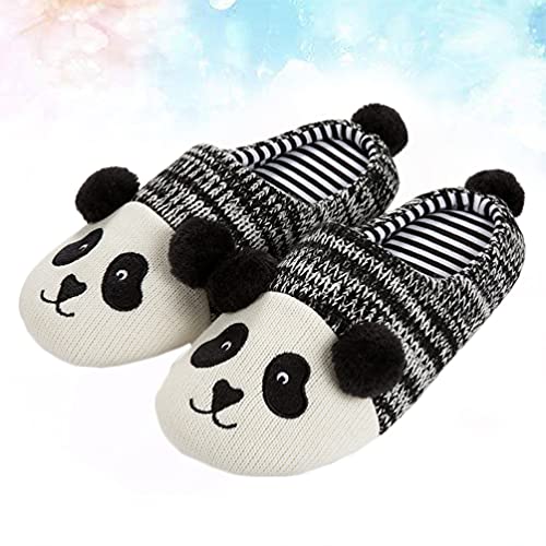 Panda Warmth and Comfort Soft Cotton Sliders for Home Dormitory Kitchen 29cm4
