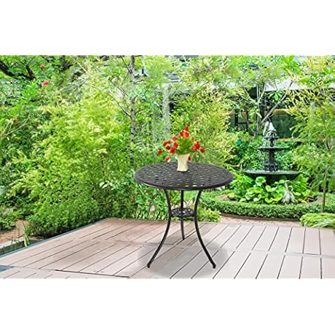 Homeology OSHOWA Garden & Patio Cast Aluminium Bistro Table Cover