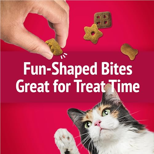 Friskies Purina Party Mix Mixed Grill Crunch Cat Treats, (10) 2.1 oz Pouch - image 9