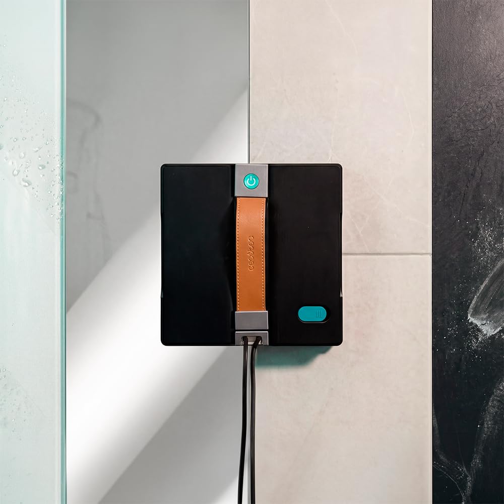 Cecotec Robot Limpiacristales con App y Mando Conga Windroid W50 Double Spray. Pulveriza, Limpia y Seca, 6300Pa, Diseño Cuadrado, 2 Mopas y 4 Sprays, 5 Modos, Doble Sistema de Seguridad