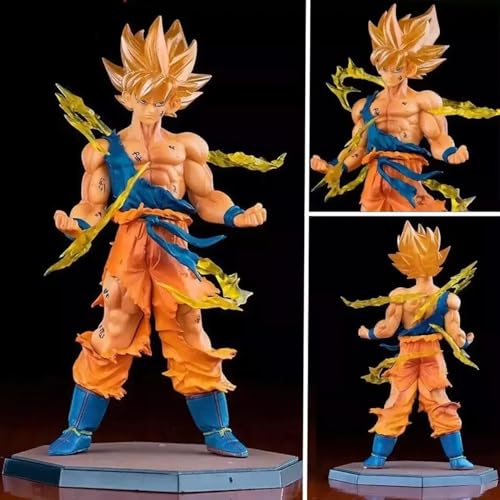 Image of Goku Action Figure 17cm Dragon Ball Z Anime Collectible PVC Toy with Stand, Multicolor Superhero Figurine for Car Dashboard Home Decor Office Desk Gift for Kids Adults Anime Fans (Goku VI)