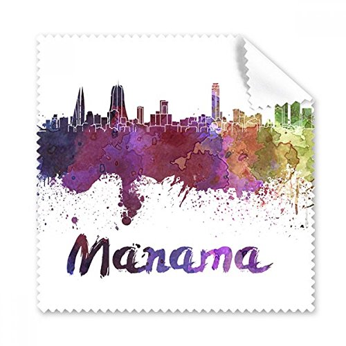 Chiffon essuie lunettes Manama aquarelle pour nettoyer l'écran du téléphone