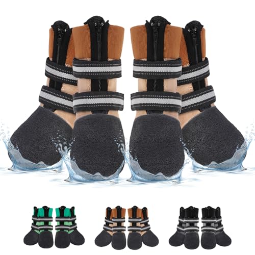 BeautyZoo Zipper Dog Booties