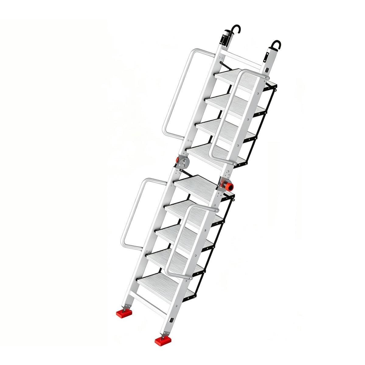 Escalera Plegable de Aluminio para Acceso a altillos, caravanas o áticos