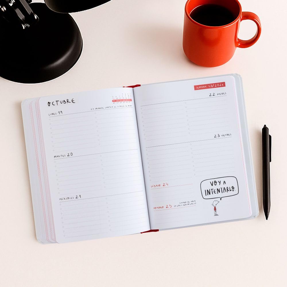 Agenda anual semanal 2026 Occímorons (TANTANFAN)