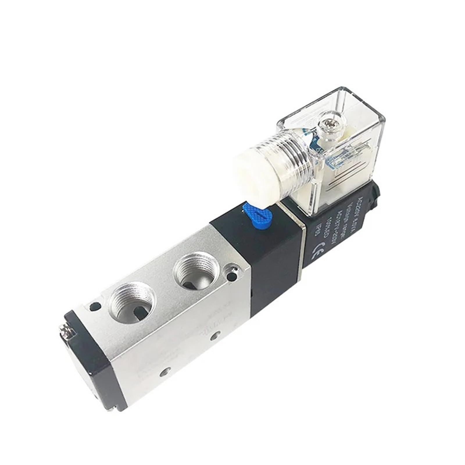 Válvula solenoide neumática 4V210-08 magnética eléctrica Puerto de 5 vías 2 posiciones Gas 12 V 24 220 1/4"(Only Valve,AC220V)