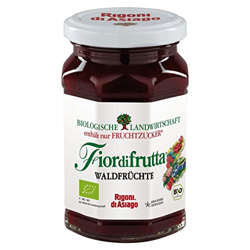 Rigoni di Asiago Fiordifrutta - Fruchtaufstrich - Waldfrüchte Bio, 1er Pack (1 x 250 g)