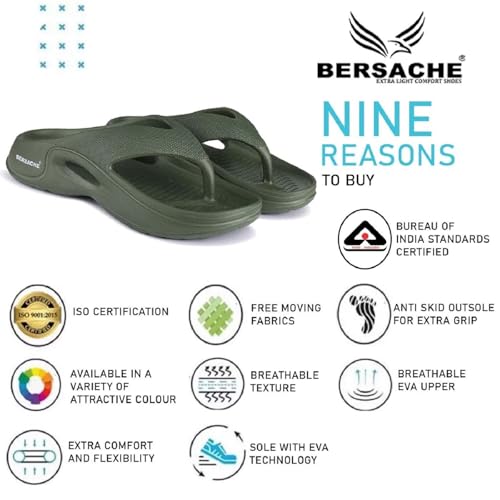 Image of BERSACHE Extra Soft Classic Casual with Regular wear with Soft Technology Wedage for Men's