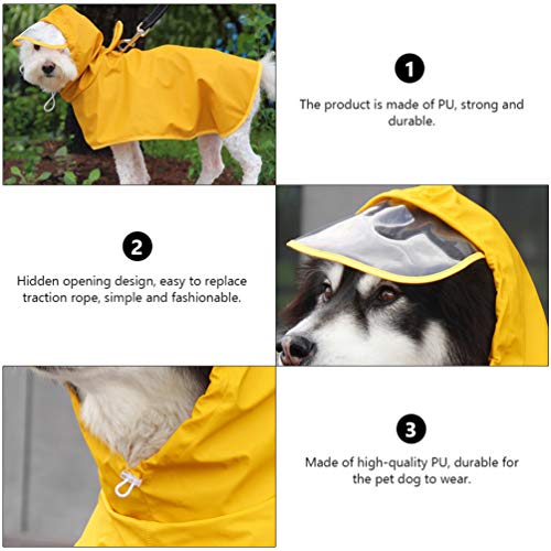 VILLCASE Capa de Chuva para Cachorro Ao Ar Livre Roupas para Animais de Estimação Impermeáveis â€‹â€
