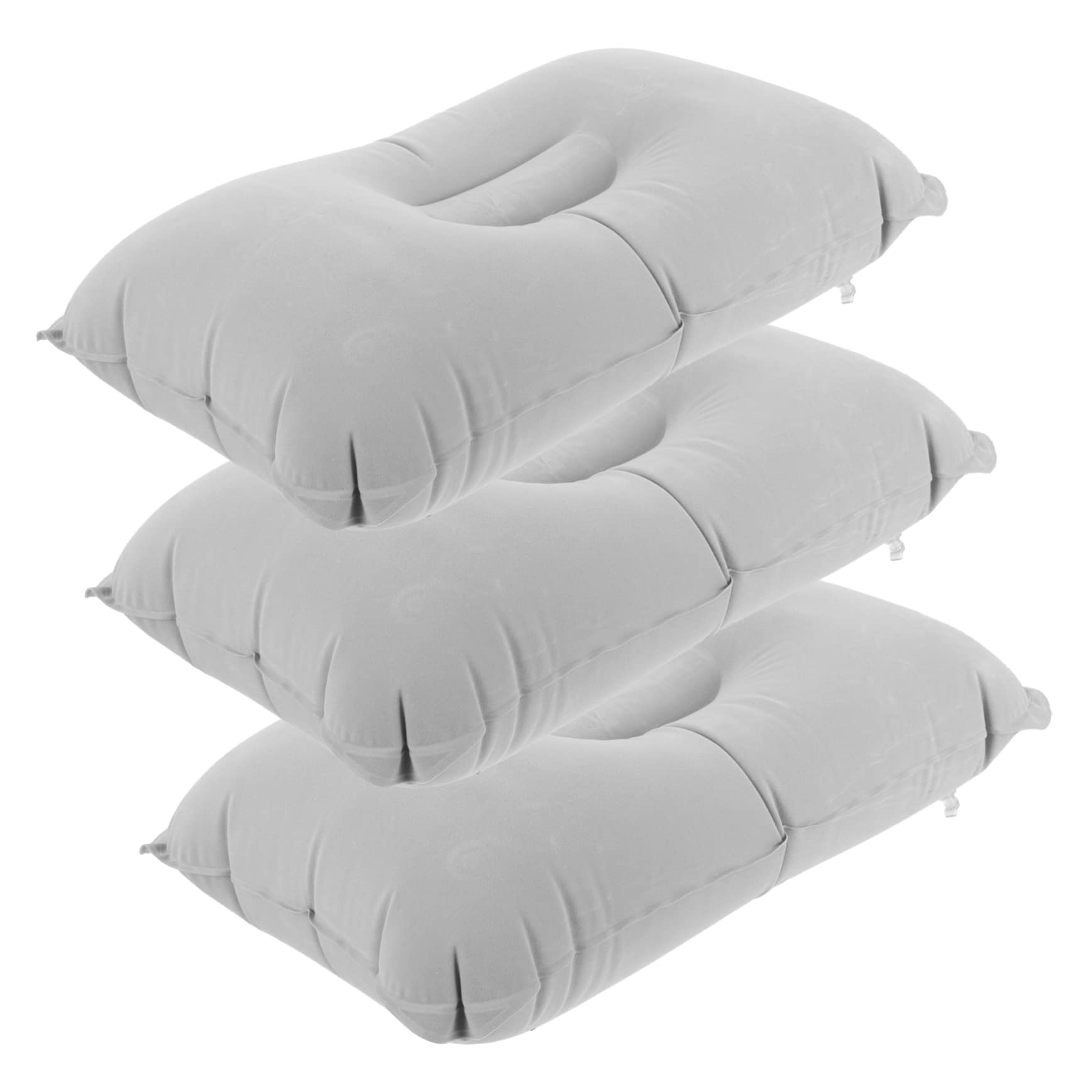 POPETPOP 3Pcs Inflatable Camping Travel Pillow Ergonomic Design for Supports Head Neck Durable Lightweight for Camping Hiking and Travel