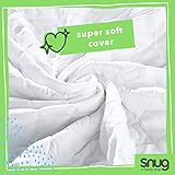 Snug Get Fresh Mattress Protector - Anti Allergy and Anti-Bacterial Mattress Pad Cover with Elasticated Straps to Fit All Mattress Depths – Single – 190 x 90cm White - Image 5