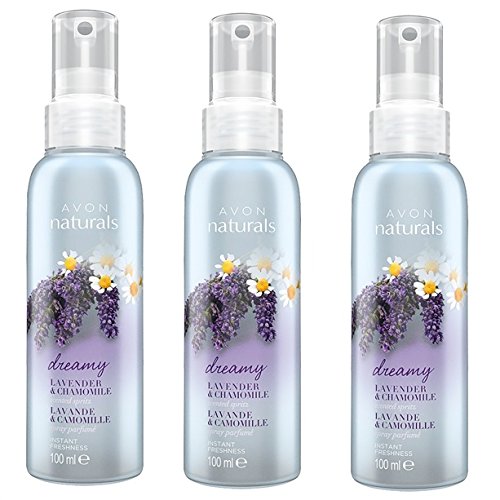 3 X Avon Naturals Lavendel & Kamille Kamer & Linnen Spray