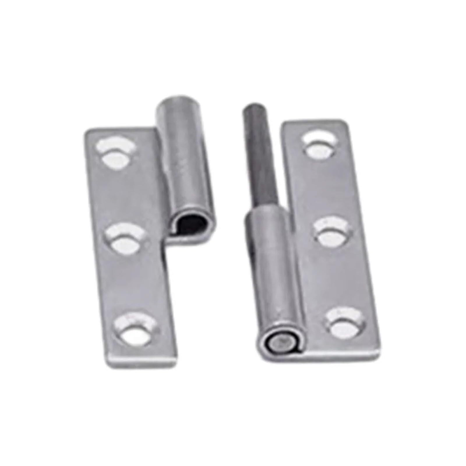 Yatingzhang 2.5 Inch Right Lift Off Hinges 4Pcs Detachable Hinge Slip Joint Flag Lift Off Hinges Door Stainless Steel(2.5 Inch Right)