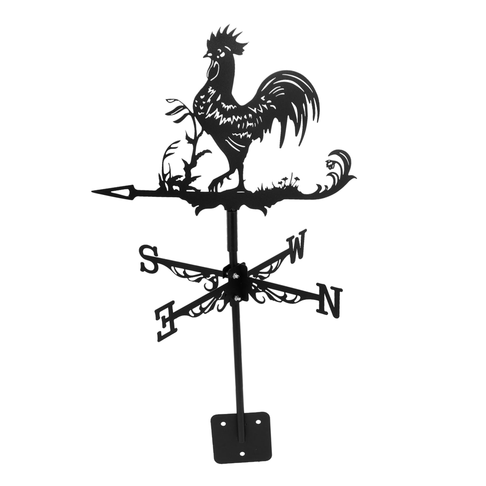 Girouette de toit solide contre le vent pour décoration jardin facile