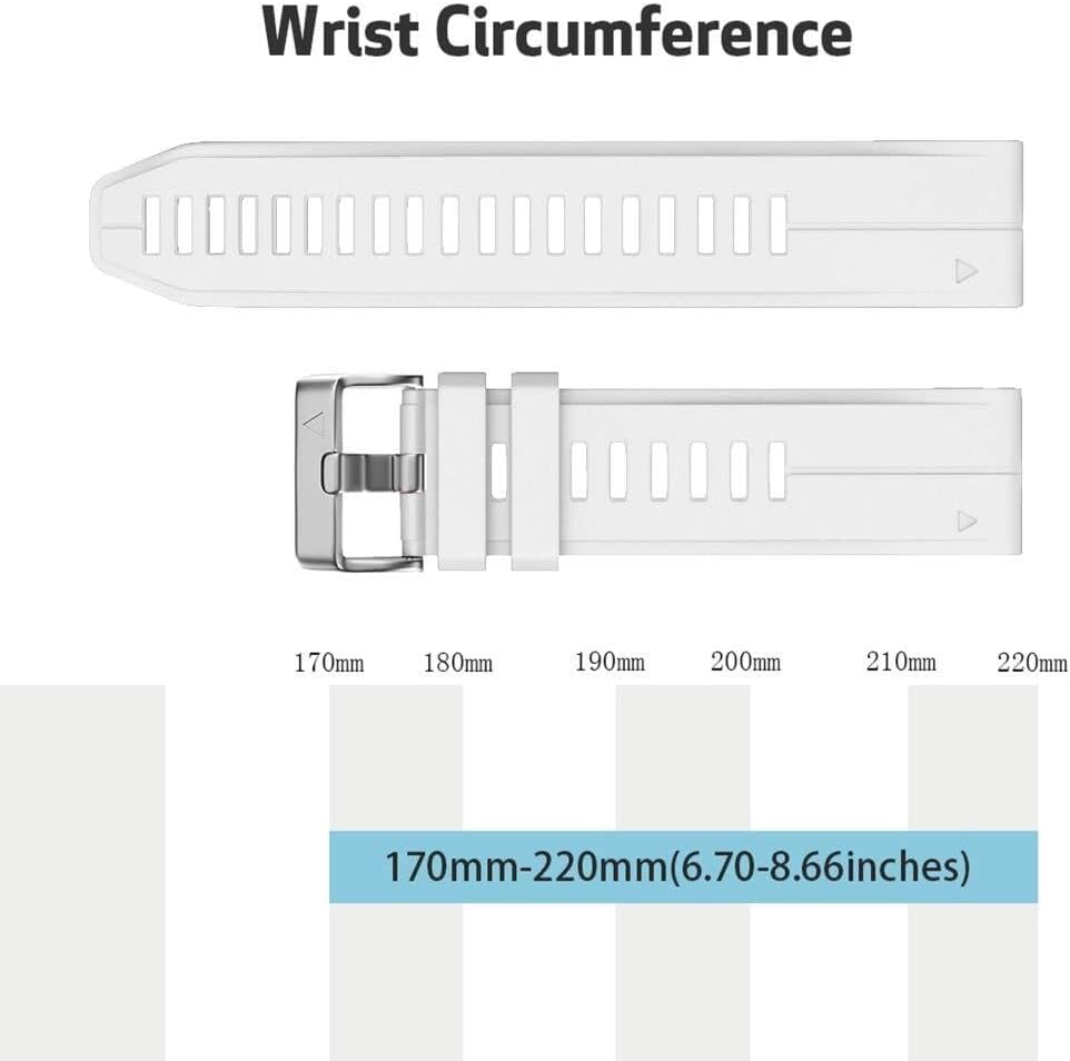 [NHHNSW] Fenix 7s Plus Band Silicone Sport Watch Bands for Fenix 5