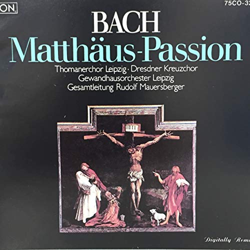 Matthaus-passion Bwv244 / Schreier, Mauersberger=gewandhausorchester