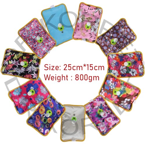 Image of Rechargeable Heating Pad Electric For Pain Relief, Hot Water Bag Electric For Pain Relief, Electric Hot Bag Heating Pad Auto Cut Electric Heating Pads (Any Color&Design) Pack of 1(970g)