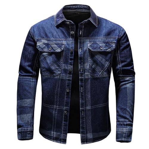 Chemise de loisirs en jean homme pour un style safari ou motard