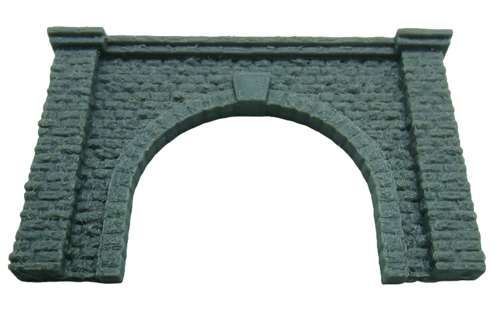 TT120 Gauge Twin Track Tunnel Portal Model Train Portal Entrance Stone Effect