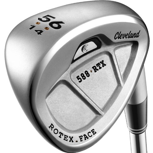 Cleveland Men's Golf 588 RTX Cavity Back Satin Chrome Wedge