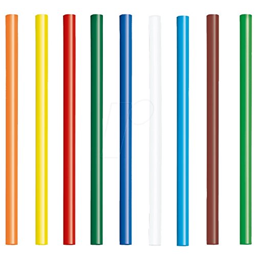 NUTEN? 7 mm 6 inches All Purpose Colorful Glitter Hot Melt Glue Sticks for Fabric, Ceramics DIY and Craft Work Multi-Purpose Glue Sticks (Set of 10)-picture-22