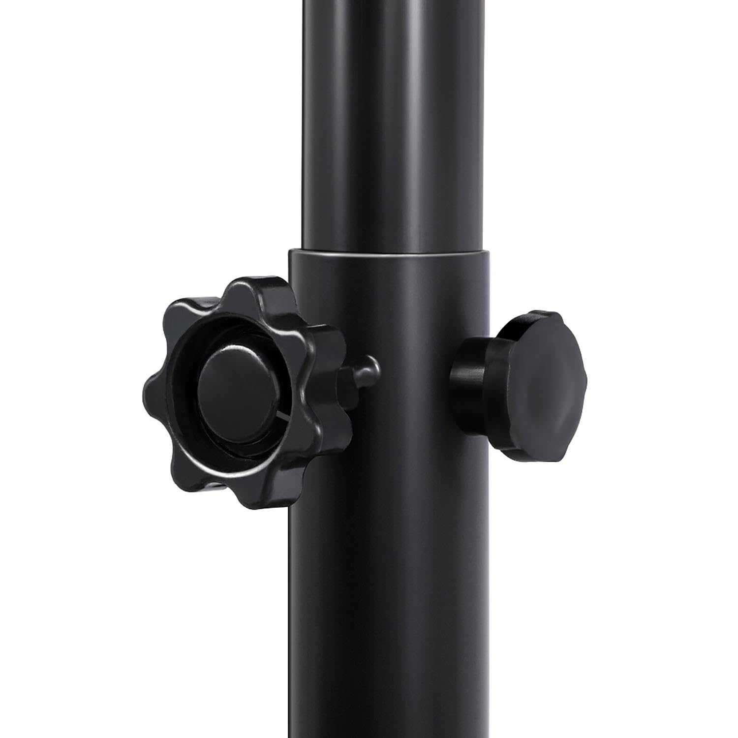 Yaheetech Panier de Basket Portable à roulettes Exterieur/Intérieur Hauteur Réglable avec Panneau Arrière Solide Base de Lestage Réglable 209-269 cm Noir