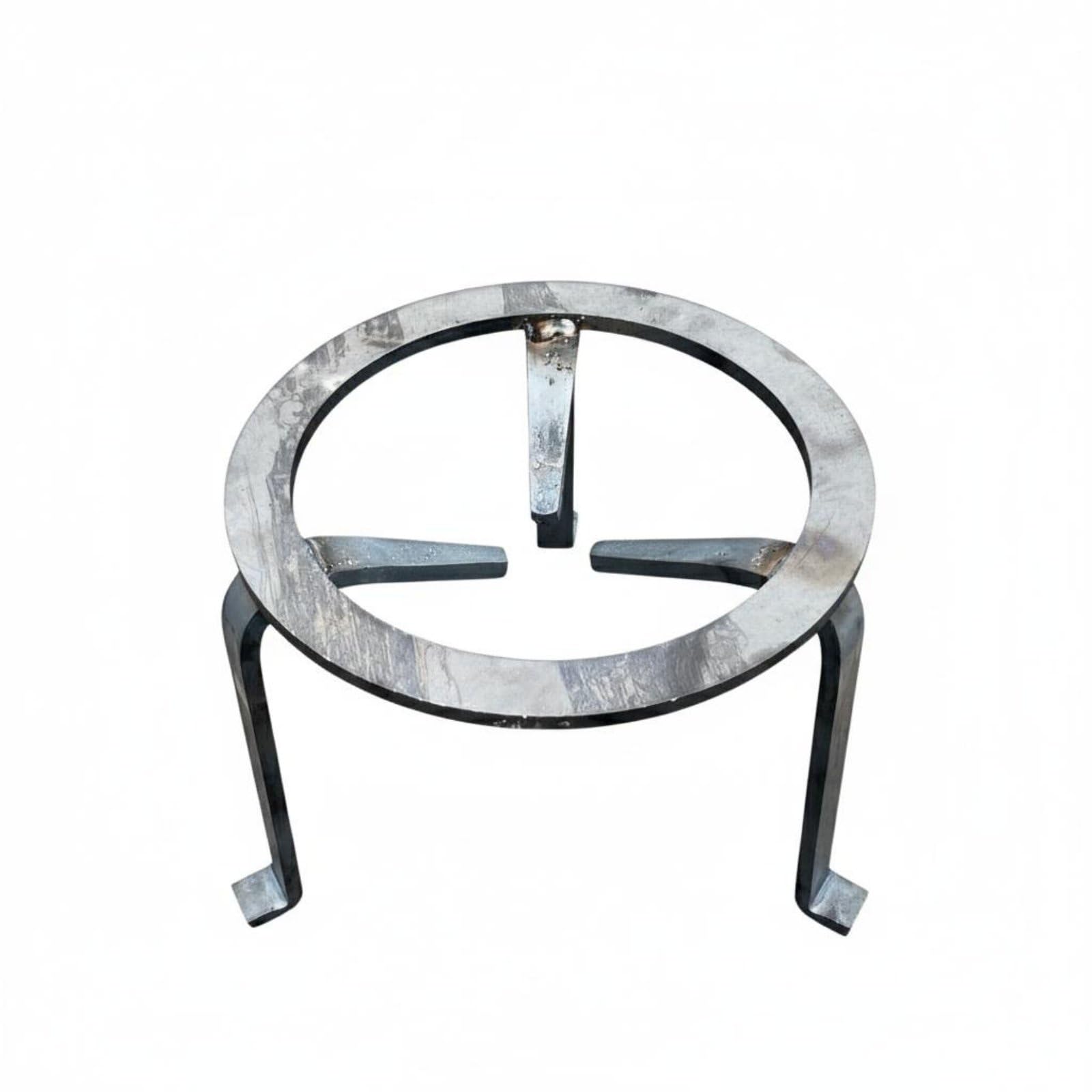 Outdoor Rack Resistente Struttura d'Acciaio Supporto Multiuso per Pentole Tripod Stabile Carico Pesante Adatto Campeggio Attività All’aperto Cucina Esterna, Piccolo
