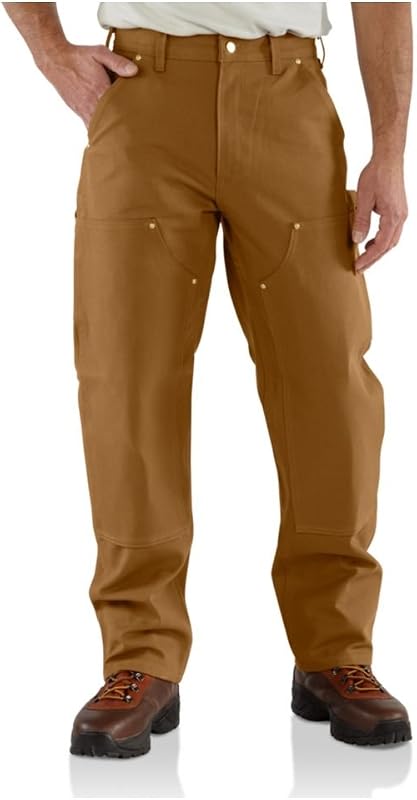 Carhartt Peto de trabajo con doble frente para hombre, grande y alto, firme, pato