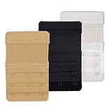 Elastic Adjustable Bra Band Extender 3 X 3 Hook and Eye Strap Stretchy Extension