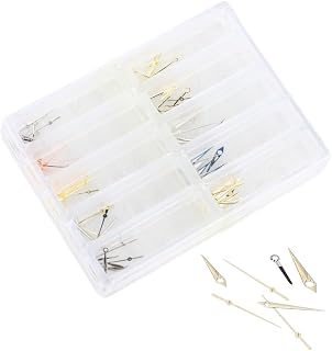 8200, 8205 Quartz Watch Hands Alloy Watch Movement Hands with Plastic Box Precision Professional Replacement Parts