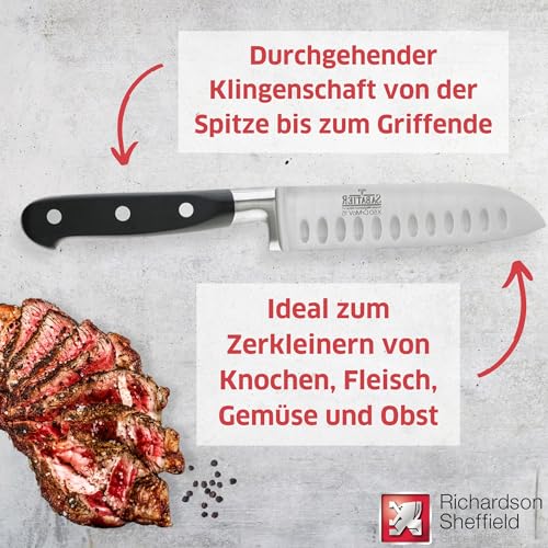 Sabatier Santoku-Messer V Sabatier mit 17,5 cm Klinge