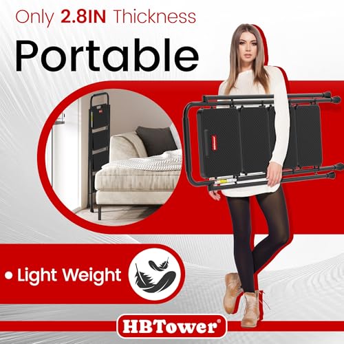 HBTower Step Ladder, Step Stool Foldable for Adults with Wide Anti-Slip Pedal, Lightweight 4 Step Ladders for Home - Image 4