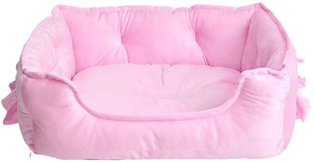 DHGTEP Cama para Perros y Gatos Cama para Mascotas de Vellón Suave Casa para Gatos Caliente Invierno Cama…