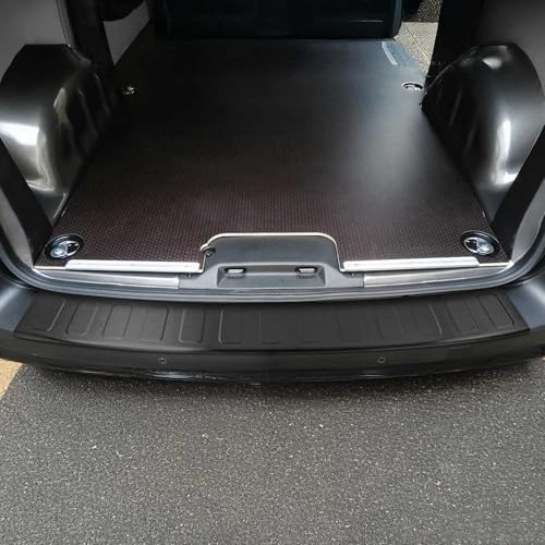 Protection Seuil de Pare-Chocs Arriére Compatible avec Opel Vivaro 2019-2024 L1-L2 INOX