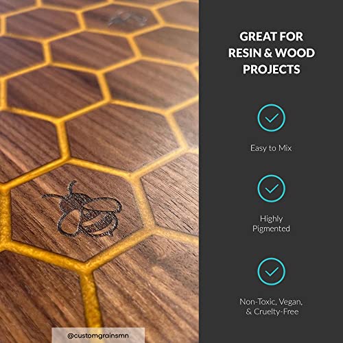 Meyspring Royal Gold Mica Powder For Epoxy Resin - Kintsugi Gold - Epoxy Resin Pigment - Great Resin Color For Kintsugi Repair Kit And Metallic Epoxy - Resin Art Supplies - Cosmetic Grade Mica Powder #TOP3