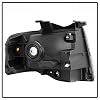 ACANII - For 2007-2014 Ford Expedition Black Housing Headlights Headlamps Replacement Pair Set Driver + Passenger Side