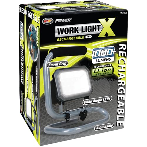 Image of Performance Tool W2406 1000 Lumen Li-Ion Rechargeable LED Shop Light & Outdoor Camping Spotlight