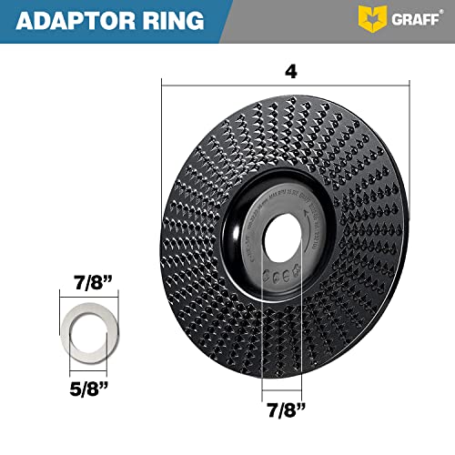 Graff Premium Wood Carving Disc 4 Inch For Angle Grinder thumb #1