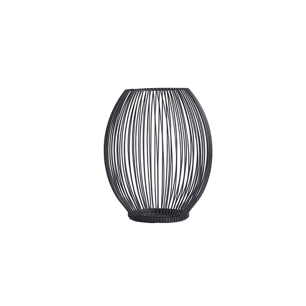 Farol de metal vintage de 13x15cm para velas y decoración retro del hogar