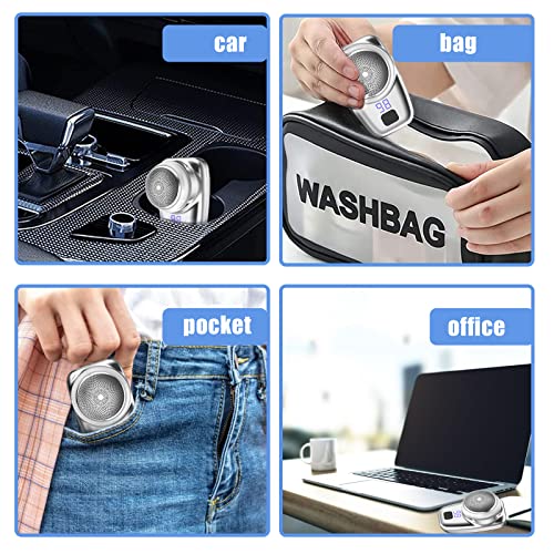 Mini Shaver Portable Electric Shaver,Electric Razor For Men,Mini-Shave Pocket Portable Shavers,Usb Rechargeable Waterproof Shaver Wet And Dry Use Suitable For Home,Car,Travel Gift For Father Husband #TOP5