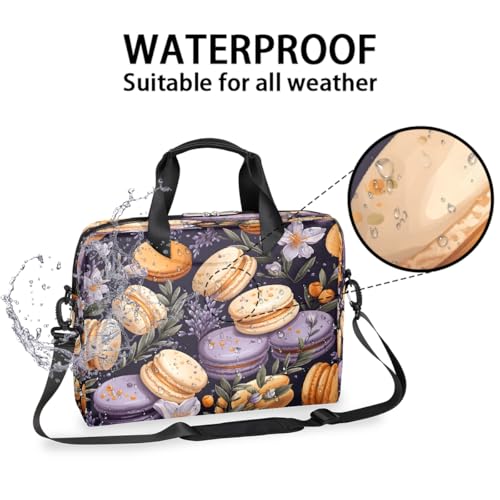 Bolso para Laptop 15.6-16 pulgadas Flores Morado miniatura 3