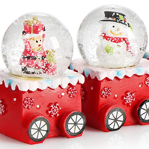 COM-FOUR® Treno di Natale in 4 parti con tre palle...