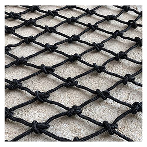 AWSAD Universal Schutznetz Haustier-Absperrnetz Kindertreppe Bruchsicheres Netz Kindersicherheitsnetz Schwarzes Nylonnetz Treppenschutznetz Bauzaun Anti-Katzennetz Cover